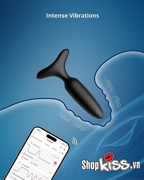 Dụng cụ Lovense Hush 2 kích thích hậu môn điều khiển app tiện lợi
