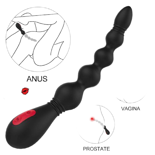 Máy massage hậu môn chuỗi hạt S-Hande VINS silicone kích thích mạnh mẽ 