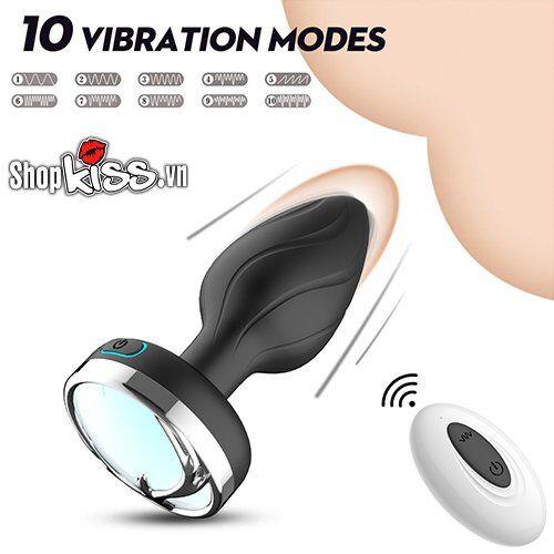 Phích cắm hậu môn Colorful Dream phát sáng dễ dùng hấp dẫn