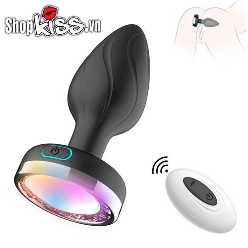Phích cắm hậu môn Colorful Dream phát sáng dễ dùng hấp dẫn