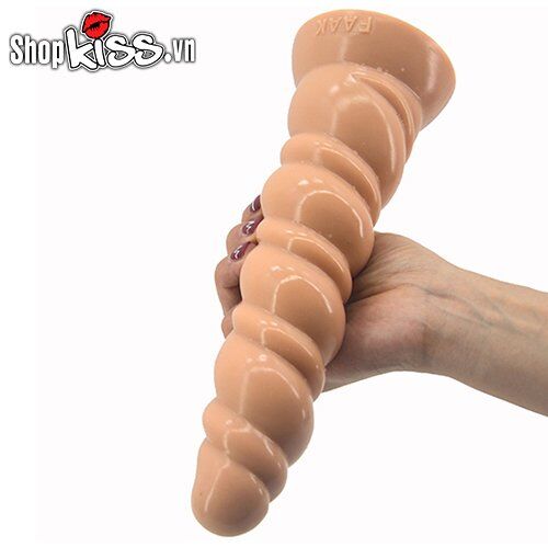 FAA K dụng cụ kích thích hậu môn xoắn siêu to mạnh mẽ