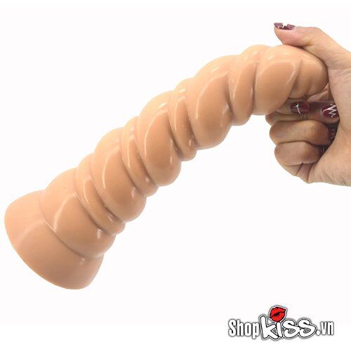 FAA K dụng cụ kích thích hậu môn xoắn siêu to mạnh mẽ