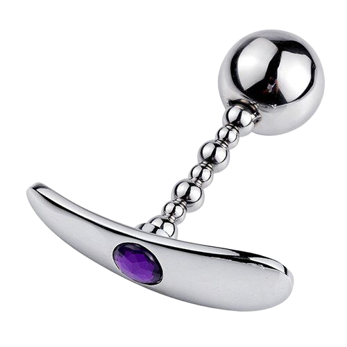 Dụng cụ hậu môn kim loại bóng tròn chuỗi hạt anal plug kích thích 