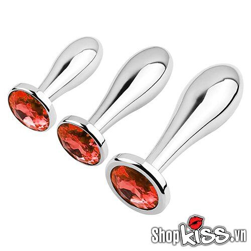  Thông tin Bộ 3 phích cắm hậu môn hình dạng giọt nước bằng kim loại hàng xách tay