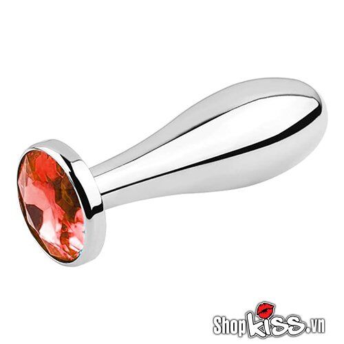 Set of 3 Metal Water Drop Shaped Anal Plugs