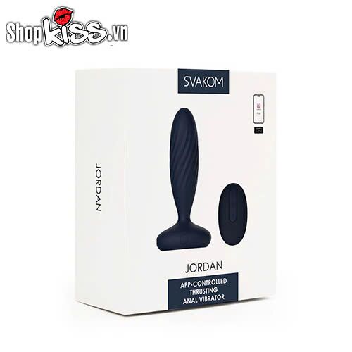  Thông tin Máy massage rung thụt hậu môn Svakom Jordan – Điều khiển qua app hàng mới về