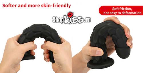  Giá sỉ Bộ 3 dương vật giả silicone kích thích hậu môn dạng vảy cá – Size nhỏ vừa lớn giá sỉ