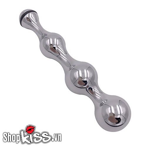 Dụng cụ hậu môn kim loại Anal Plug Beads kích thích cực khoái
