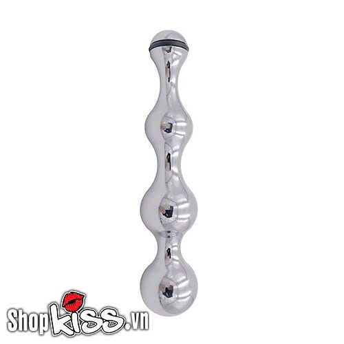 Dụng cụ hậu môn kim loại Anal Plug Beads kích thích cực khoái