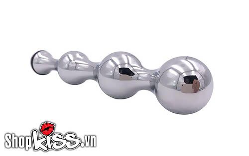 Dụng cụ hậu môn kim loại Anal Plug Beads kích thích cực khoái