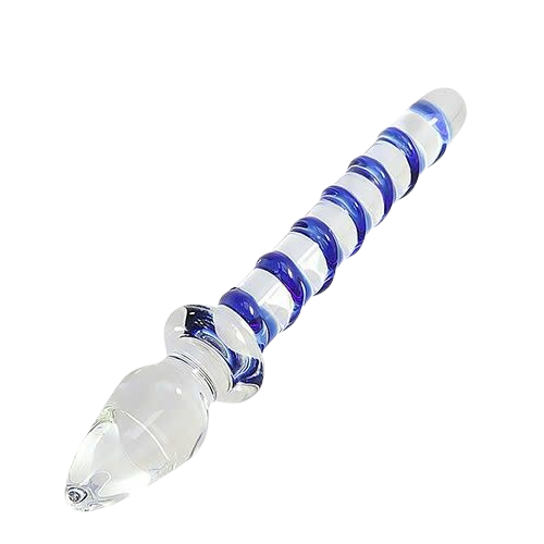 Dụng Cụ Kích Thích Hậu Môn 2 Đầu Thủy Tinh Cao Cấp An Toàn 