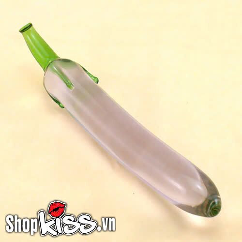  Bán Dương vật giả pha lê trong suốt ngụy trang hình trái cà tím loại tốt