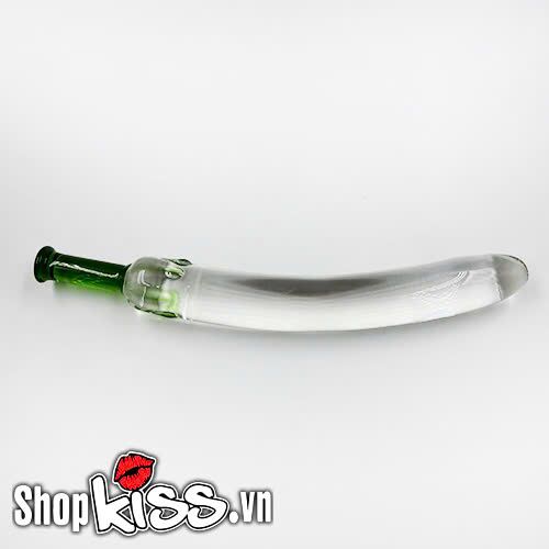  Bán Dương vật giả pha lê trong suốt ngụy trang hình trái cà tím loại tốt