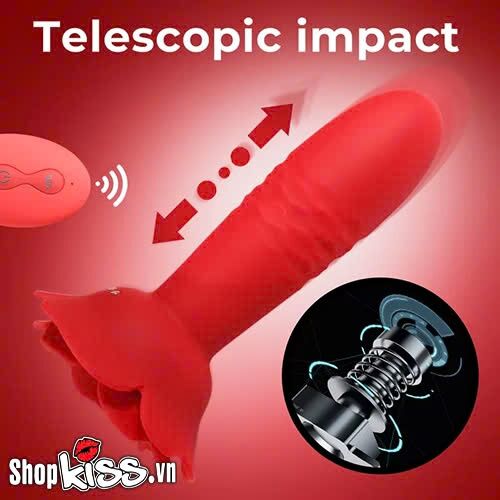  Sỉ Dụng cụ kích thích hậu môn rung thụt Rose Anal Plug cao cấp
