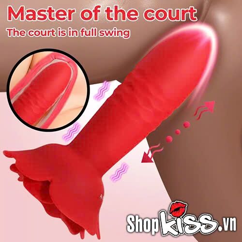  Sỉ Dụng cụ kích thích hậu môn rung thụt Rose Anal Plug cao cấp