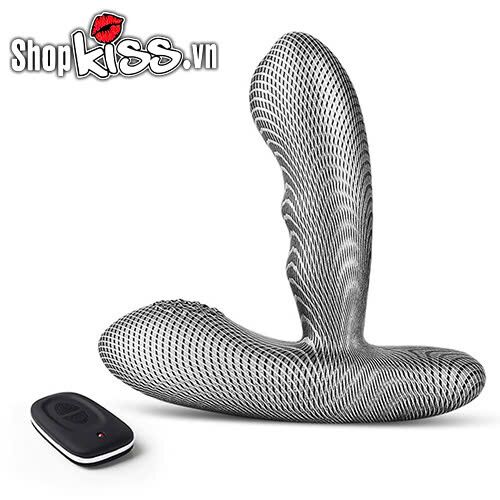 Levett Striped Carbon Fiber Anal Massager for Prostate
