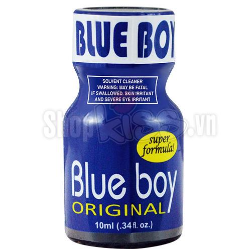 Popper Blue Boy 10ml đậm đặc hít lâu kích thích ham muốn quan hệ thoải mái