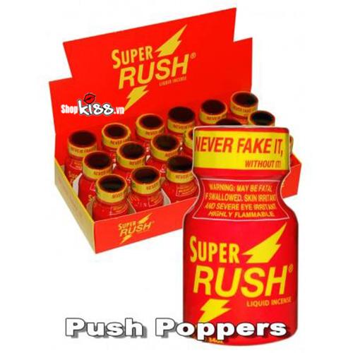 Popper Super Rush đỏ 10ml kích thích ham muốn an toàn cao cấp