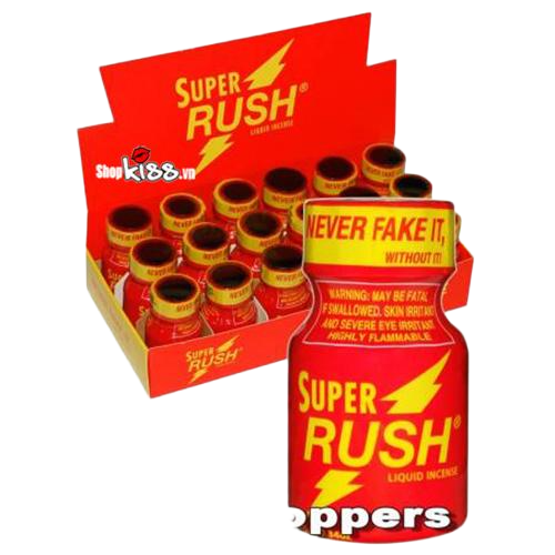 Popper Super Rush đỏ 10ml kích thích ham muốn an toàn cao cấp 