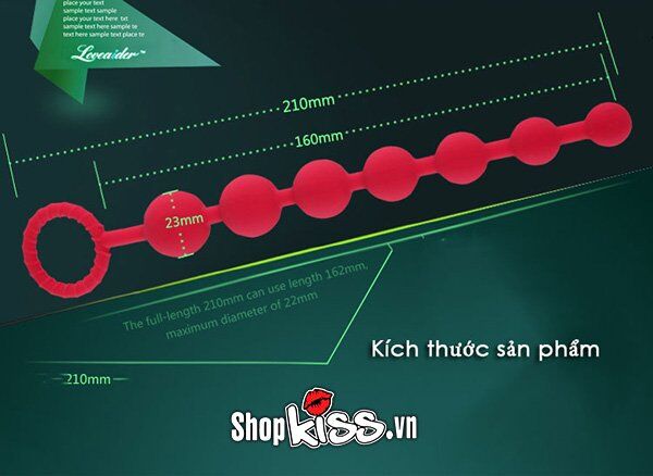Dụng cụ massage hậu môn Loveaider Hấp dẫn Kích thích Phê Đã