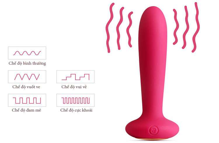 Máy mát xa hậu môn điểm G Svakom PRIMO có sưởi ấm đa chức năng