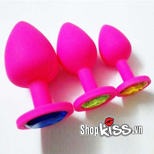 Dụng cụ kích thích hậu môn đính đá cao cấp size đa dạng giá tốt