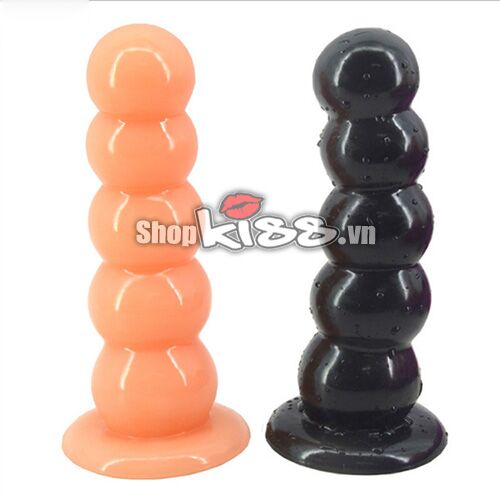 Large Beaded Waterproof Wall Mount Anal Plug For Intense Massage