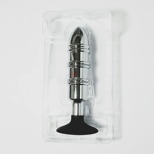 Silver Rocket Stainless Steel Anal Massager P-Spot Gay Toy