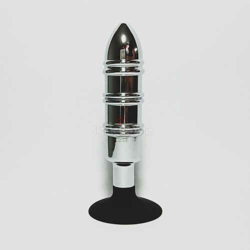 Silver Rocket Stainless Steel Anal Massager P-Spot Gay Toy