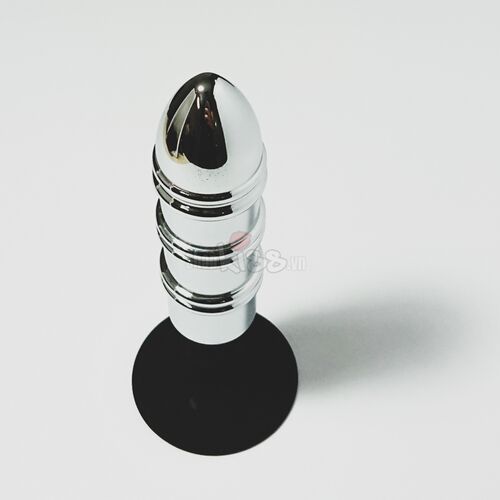 Silver Rocket Stainless Steel Anal Massager P-Spot Gay Toy