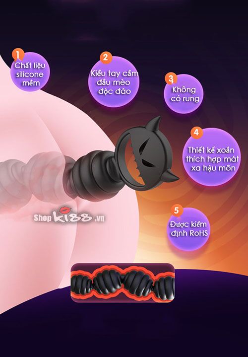  Shop bán Dụng cụ kích thích hậu môn dạng chuỗi hạt Leten Devil giá tốt