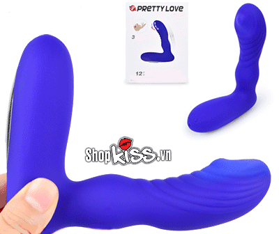 Máy rung liếm hậu môn Prettylove Bruse kích thích gay nữ cặp đôi
