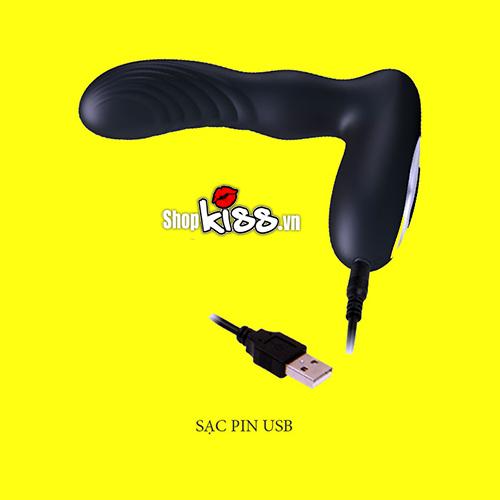 Máy rung liếm hậu môn Prettylove Bruse kích thích gay nữ cặp đôi