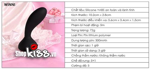 Dụng cụ kích thích hậu môn Svakom Julie Mỹ chính hãng siêu bền giá tốt