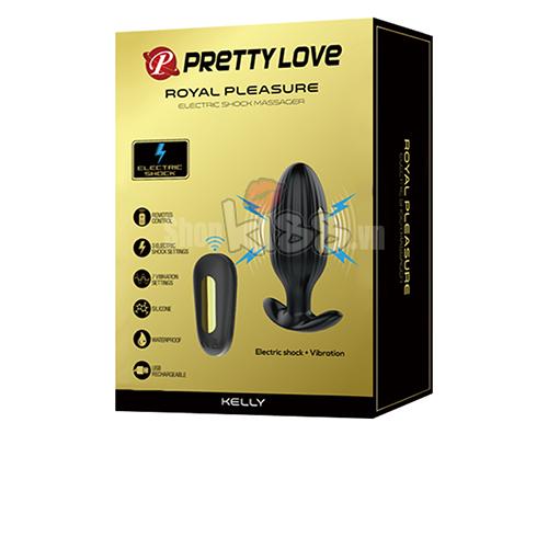 Dụng cụ xung điện kích thích hậu môn mạ vàng 24K - Pretty Love Kelly khuyến mãi