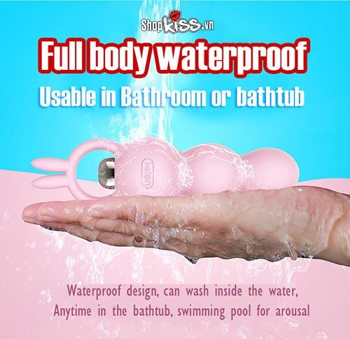 Dụng cụ hậu môn Leten rung mạnh tai thỏ kích thích siêu phê