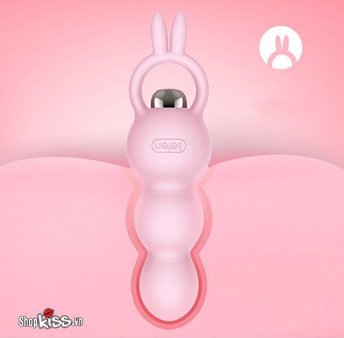 Dụng cụ hậu môn Leten rung mạnh tai thỏ kích thích siêu phê