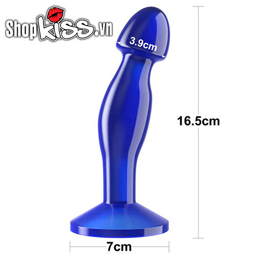 Dụng cụ kích thích hậu môn Lovetoy Flawless Clear 6.5 inch trong suốt