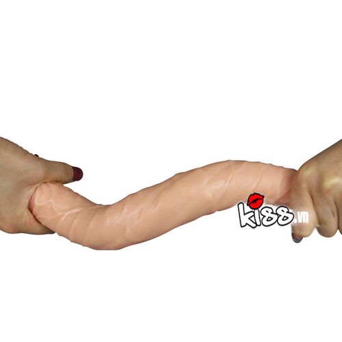 Dương vật 2 đầu Lovetoy silicon PVC mềm mại cho nữ gay les đa tính năng