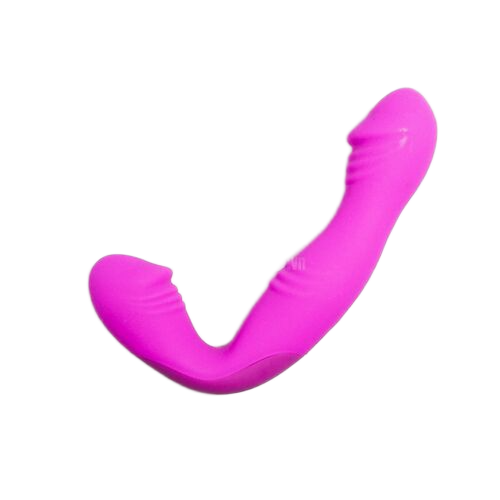 Dương vật giả silicon hai đầu Prettylove Angelo rung 30 chế độ cho Les 