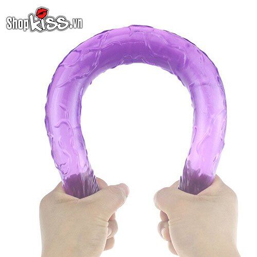 Dương Vật Silicon 2 Đầu Mềm Dài Kích Thích Sinh Lý Hiệu Quả