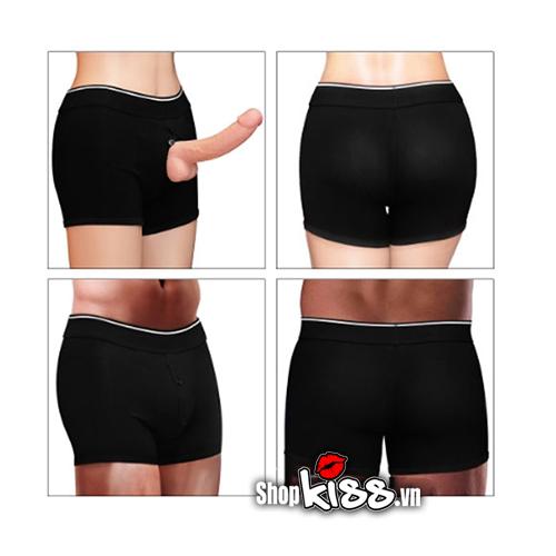 Quần lót gắn dương vật siêu tiện lợi, thoải mái, kích thích