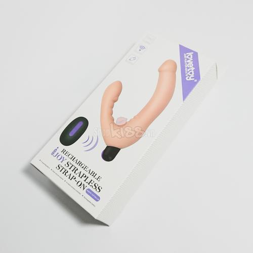 Dương vật 2 đầu LoveToy siêu mềm mịn có rung điều khiển xa giá tốt