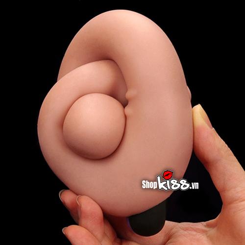 Dương vật 2 đầu LoveToy siêu mềm mịn có rung điều khiển xa giá tốt