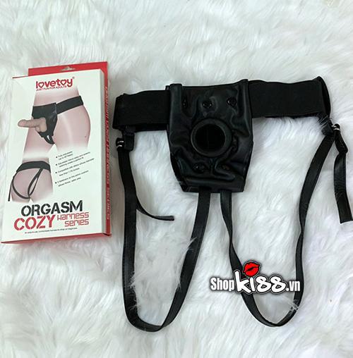 Dây đeo Lovetoy có lỗ gắn dương vật Cho les siêu bền, thoải mái