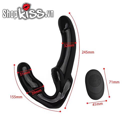 Dương vật giả 2 đầu Yunman điều khiển từ xa tăng khoái cảm