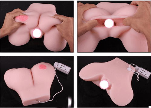 So sánh Âm đạo giả mông silicon có rung kiểu Doggy  nhập khẩu