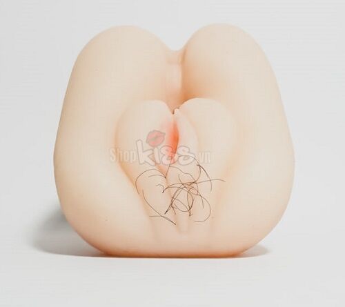 Âm đạo giả có lông như thật kèm trứng rung PIN AA rung mạnh