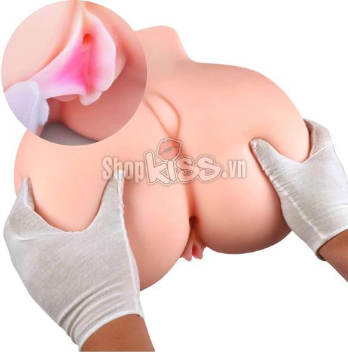 Âm đạo giả mông silicone trần hỗ trợ thủ dâm nam giới kích thích thỏa mãn
