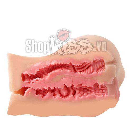 Âm đạo giả mông silicone trần hỗ trợ thủ dâm nam giới kích thích thỏa mãn